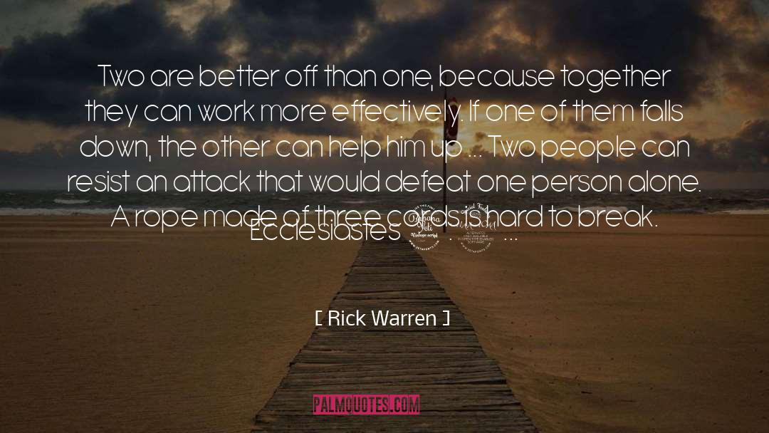 Effectively quotes by Rick Warren