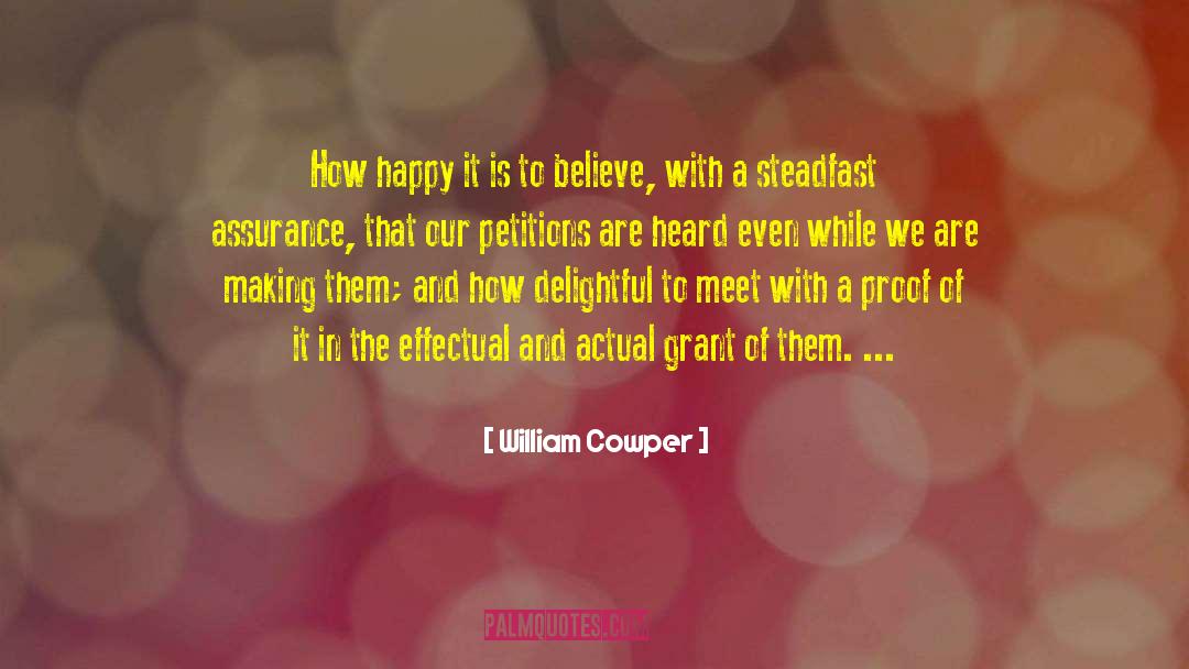 Effectual quotes by William Cowper