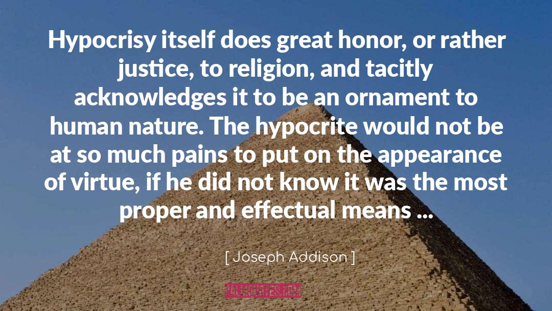 Effectual quotes by Joseph Addison