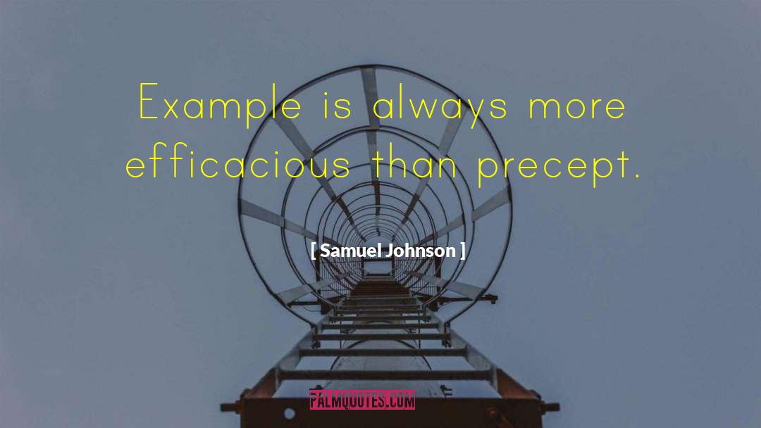 Efficacious quotes by Samuel Johnson