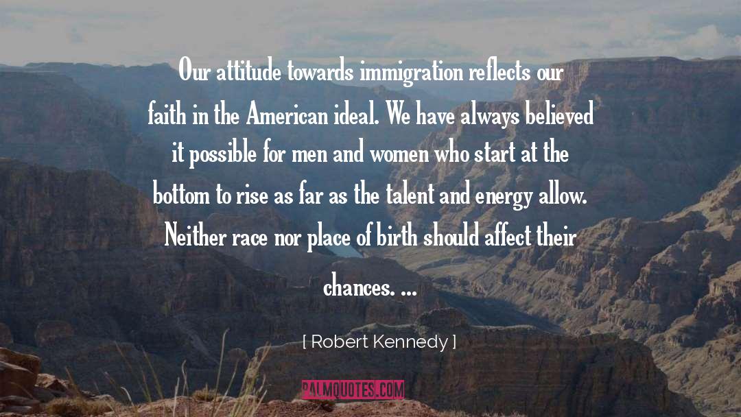 Efficiency And Attitude quotes by Robert Kennedy