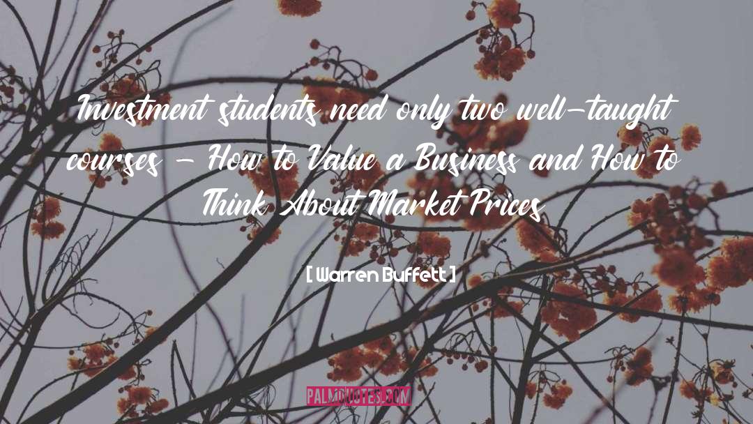 Efficient Markets quotes by Warren Buffett