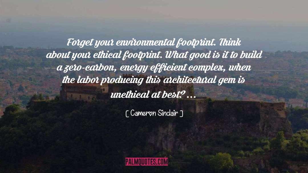 Efficient quotes by Cameron Sinclair