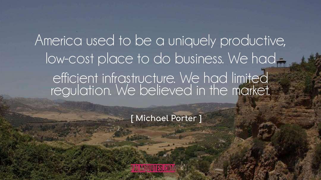 Efficient quotes by Michael Porter