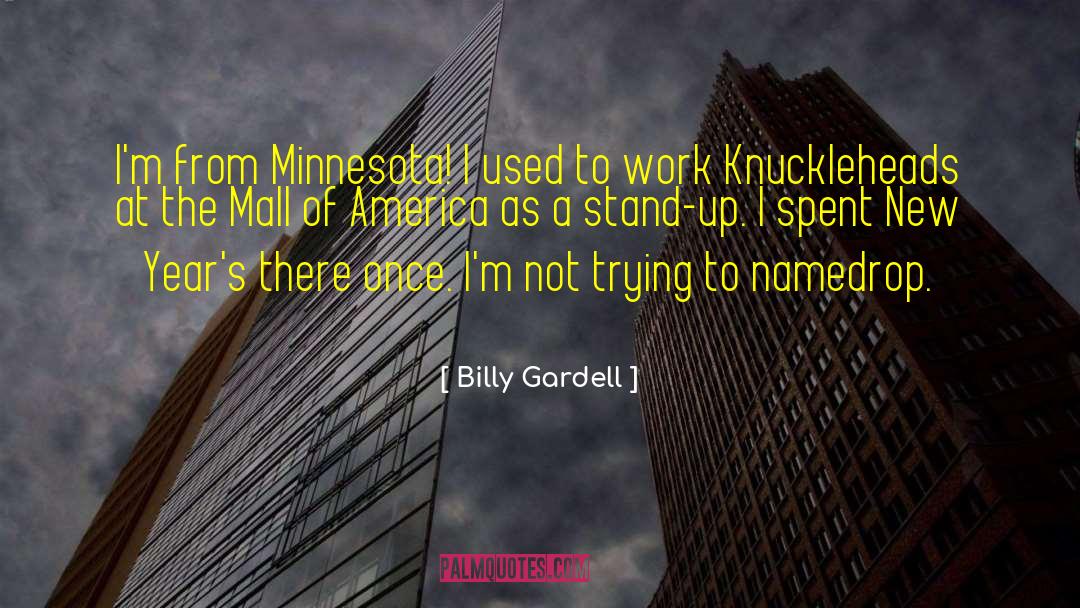Effington Minnesota quotes by Billy Gardell
