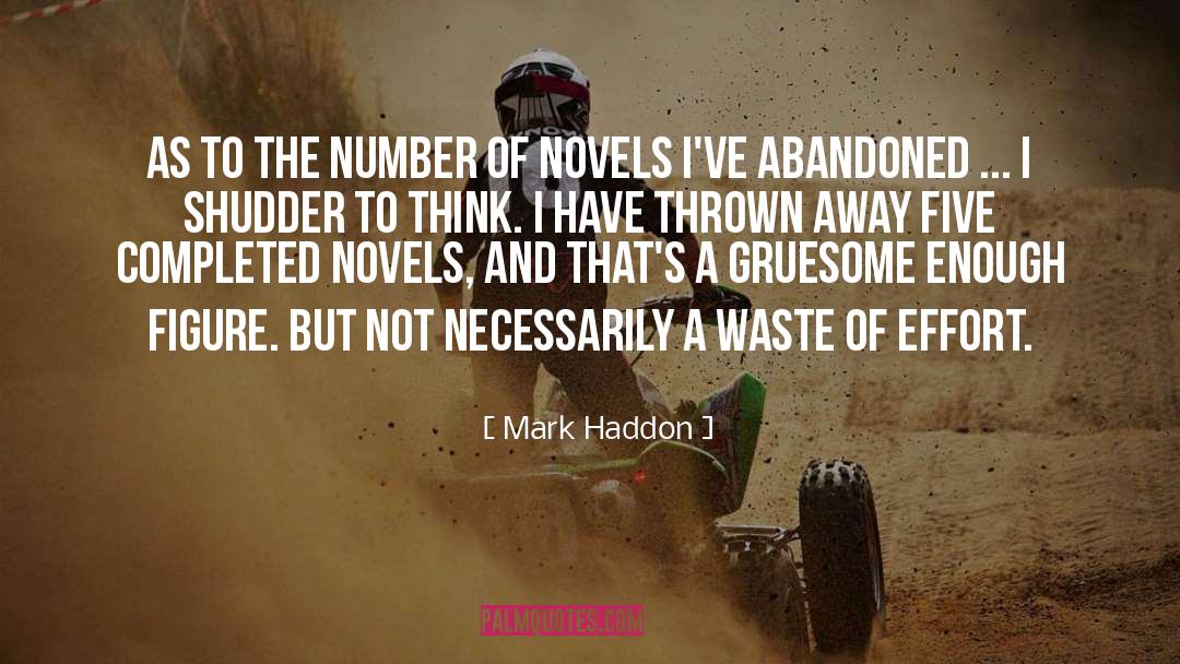 Effort quotes by Mark Haddon