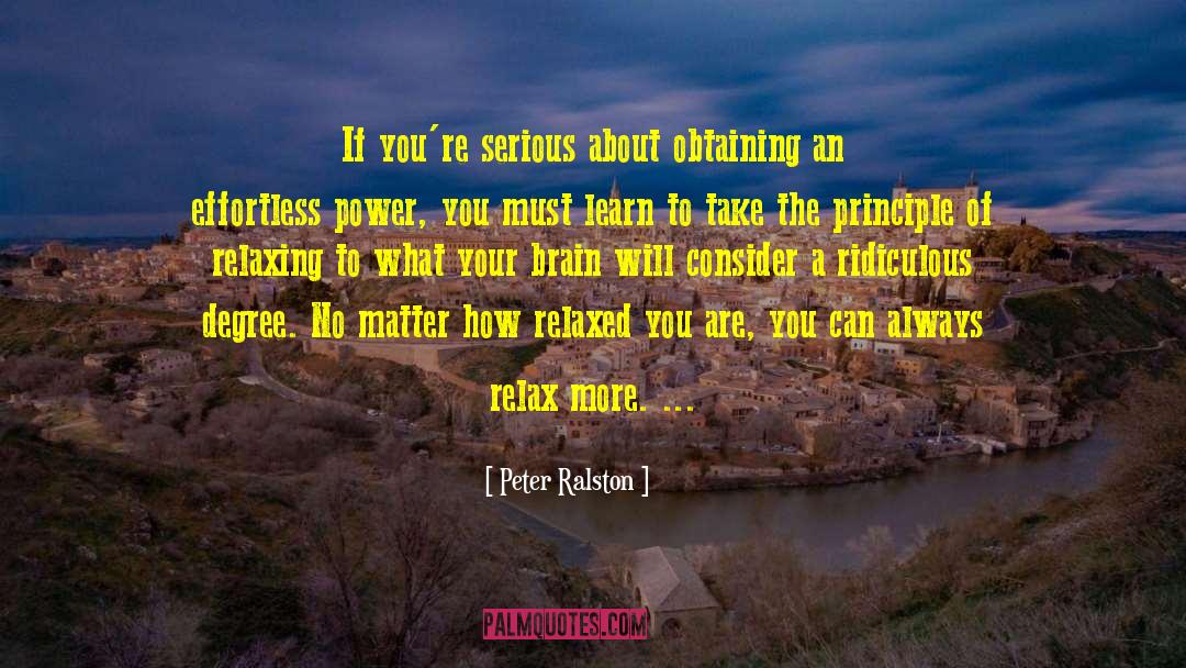 Effortless Mastery quotes by Peter Ralston