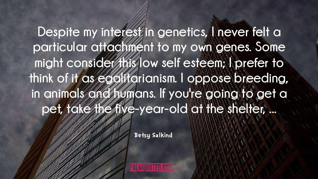 Egalitarianism quotes by Betsy Salkind