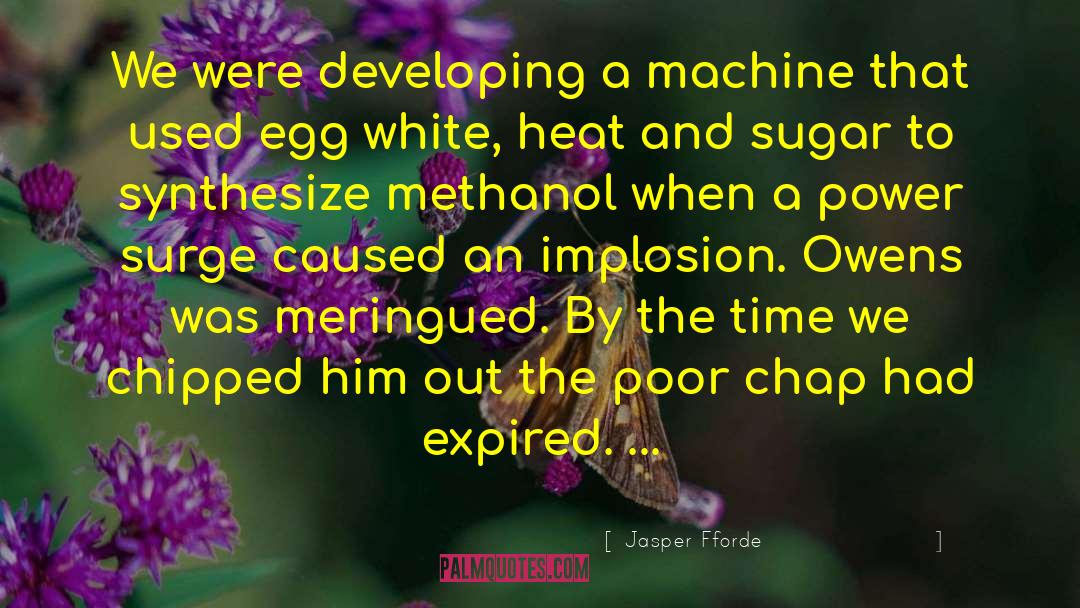 Egg White quotes by Jasper Fforde