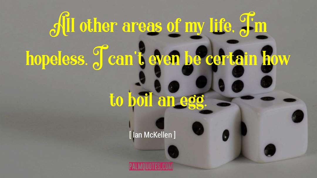 Egg White quotes by Ian McKellen