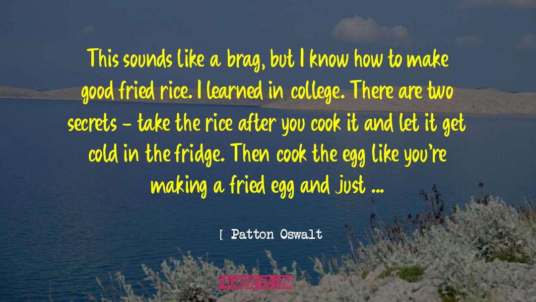 Eggs Benedict quotes by Patton Oswalt