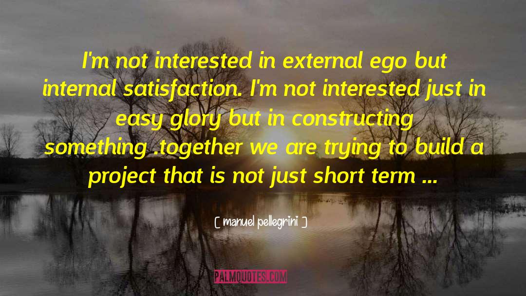 Ego Archetype quotes by Manuel Pellegrini