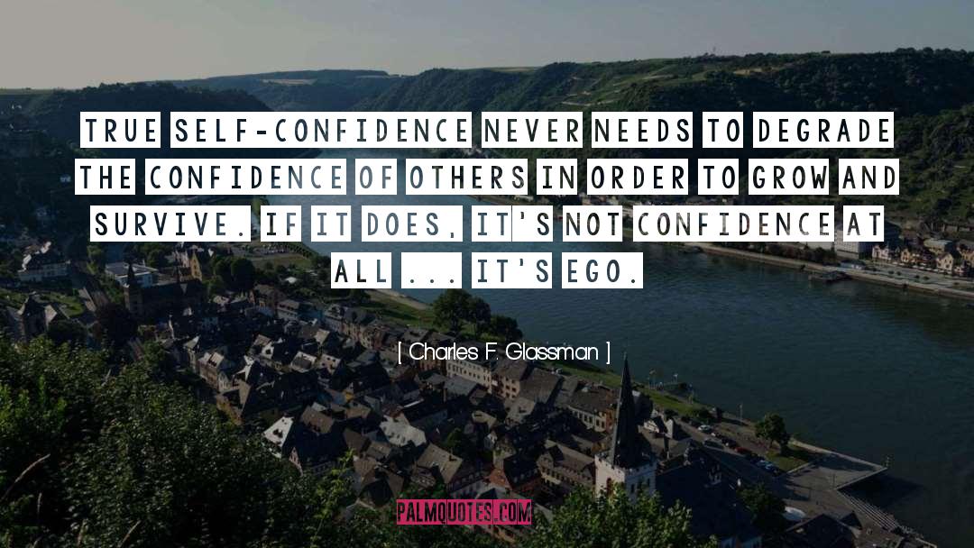 Ego Defence quotes by Charles F. Glassman