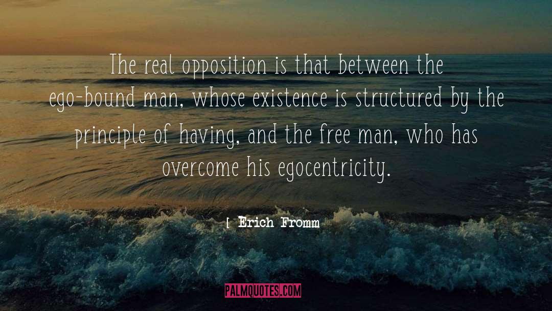 Egocentricity quotes by Erich Fromm