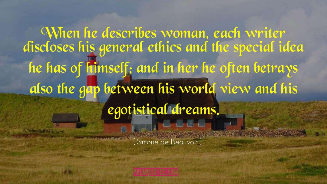 Egotistical quotes by Simone De Beauvoir