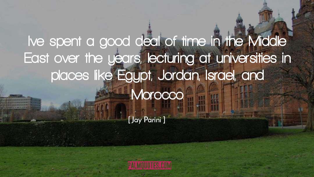 Egypt quotes by Jay Parini