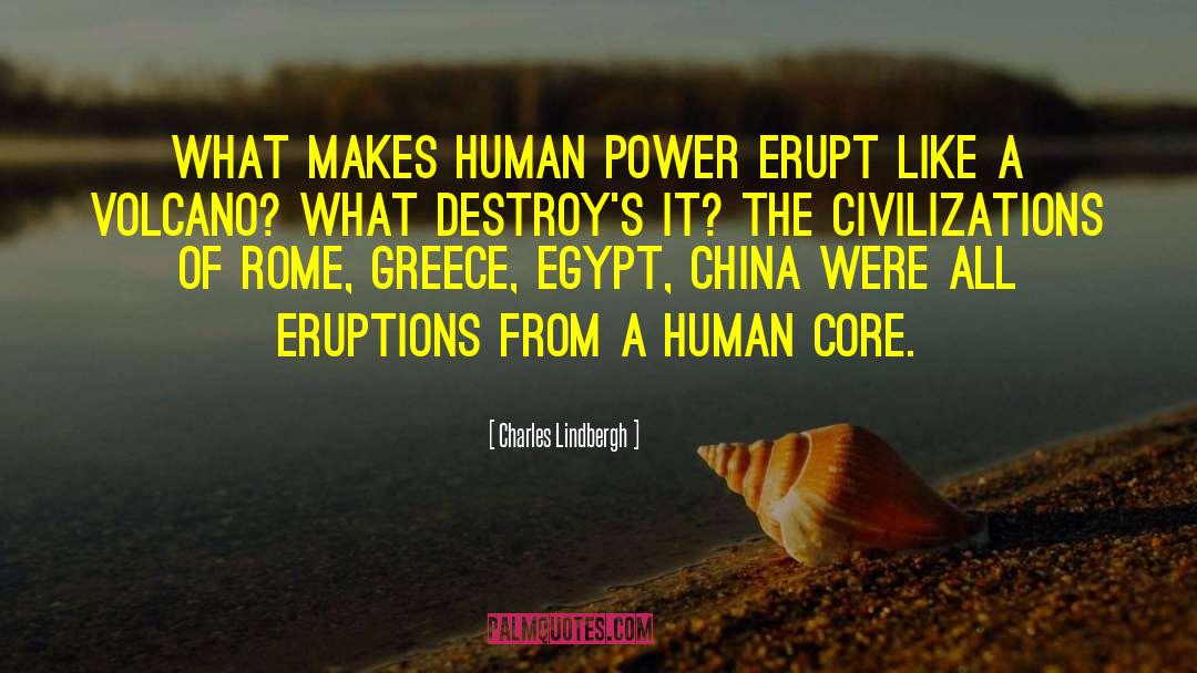 Egypt quotes by Charles Lindbergh