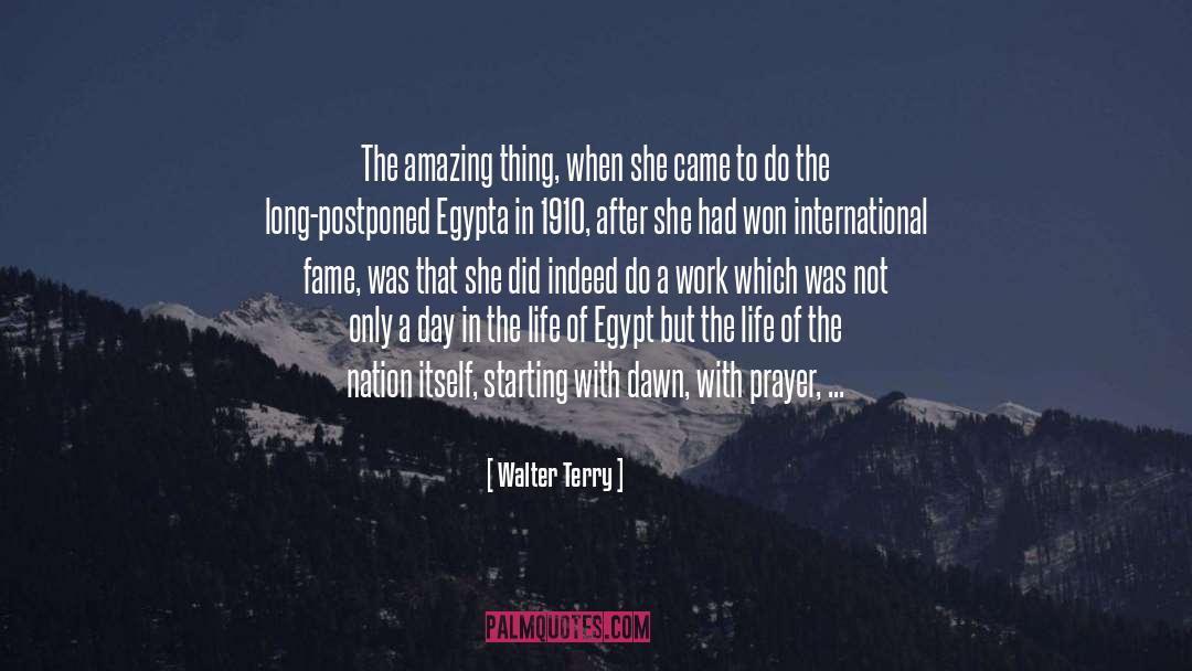 Egypt quotes by Walter Terry