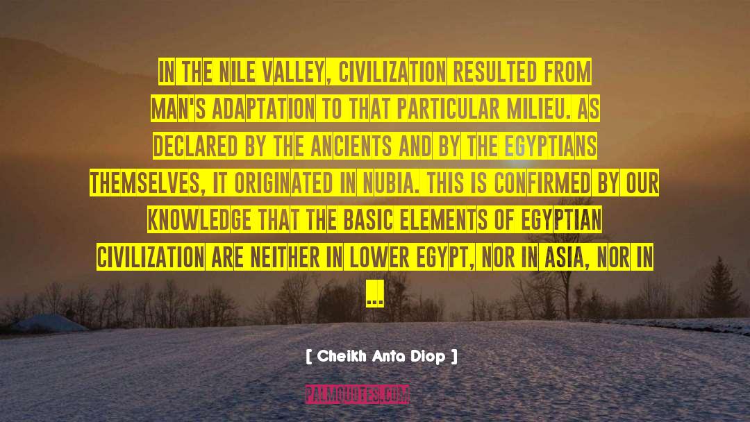 Egyptian Civilization quotes by Cheikh Anta Diop