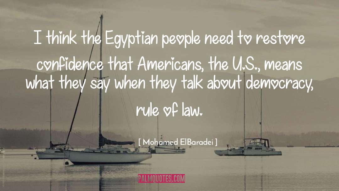 Egyptian quotes by Mohamed ElBaradei