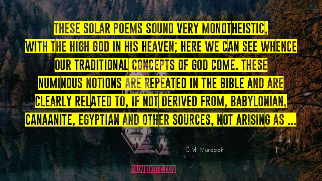 Egyptian quotes by D.M. Murdock