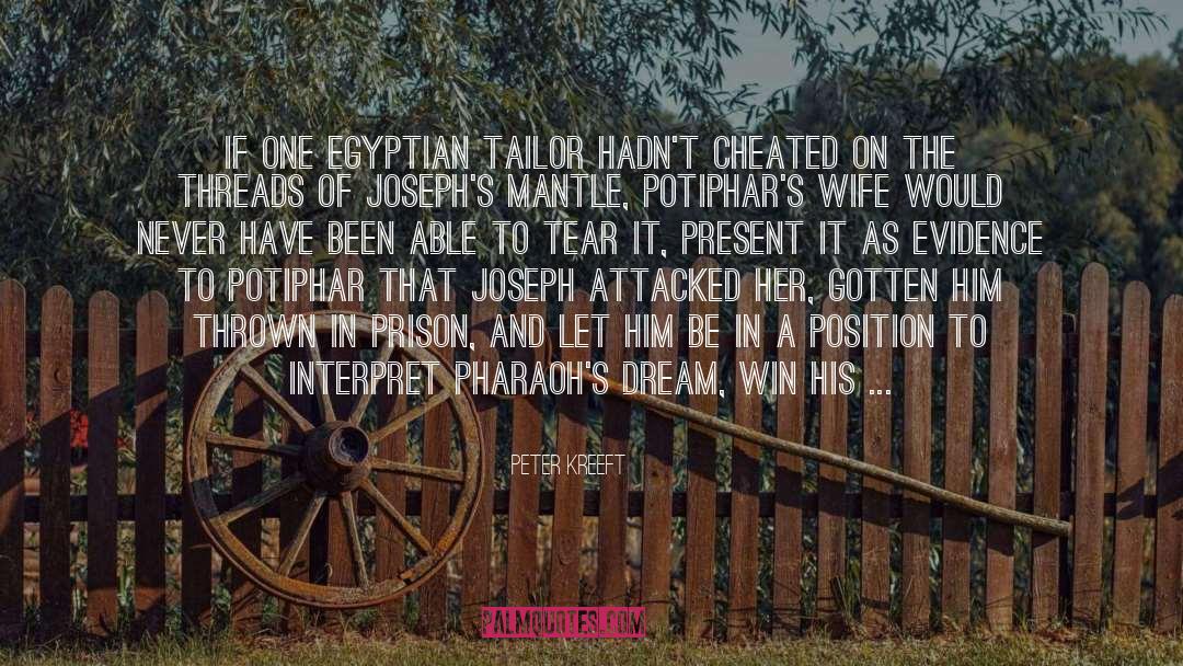Egyptian quotes by Peter Kreeft