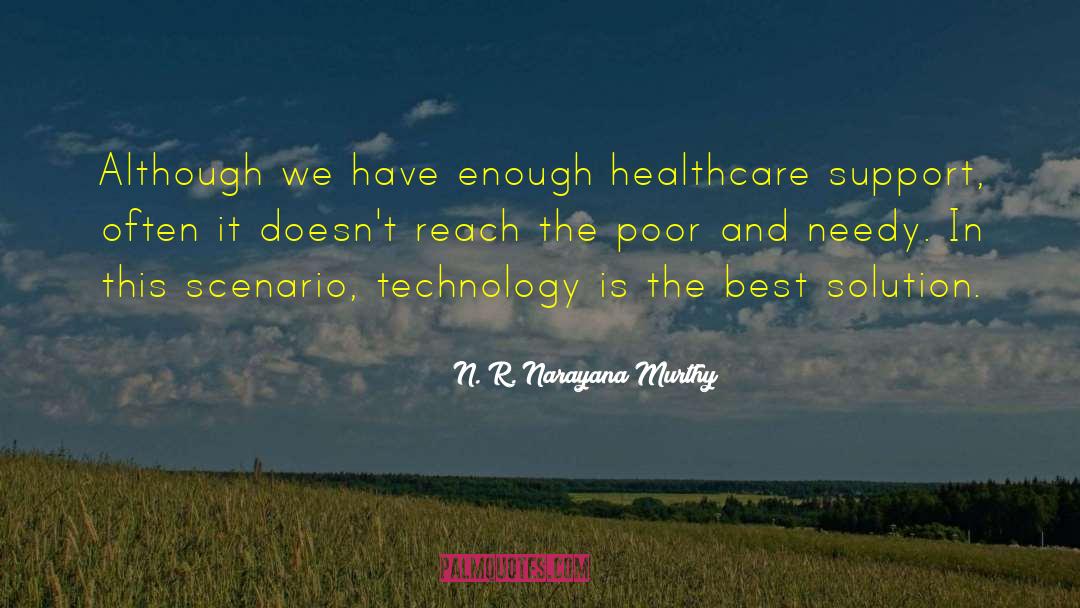 Ehrs In Healthcare quotes by N. R. Narayana Murthy