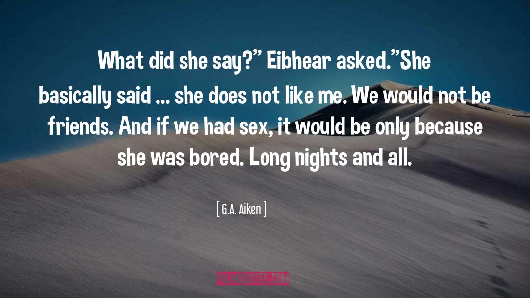 Eibhear quotes by G.A. Aiken