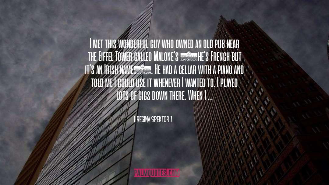 Eiffel Tower quotes by Regina Spektor
