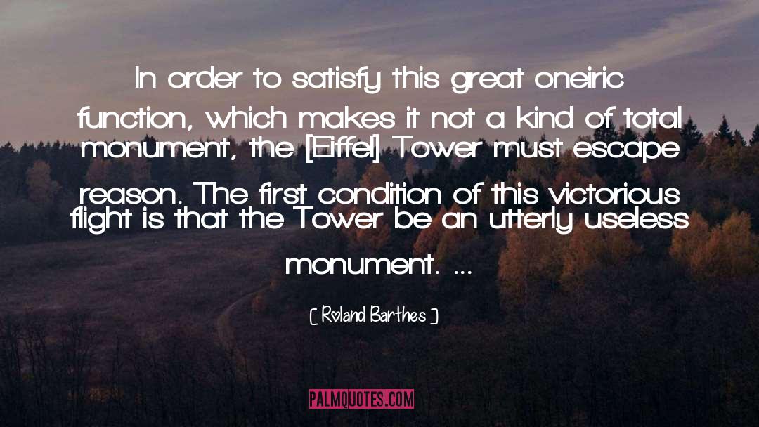 Eiffel Tower quotes by Roland Barthes