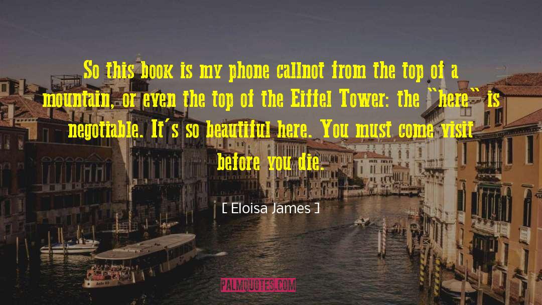 Eiffel Tower quotes by Eloisa James