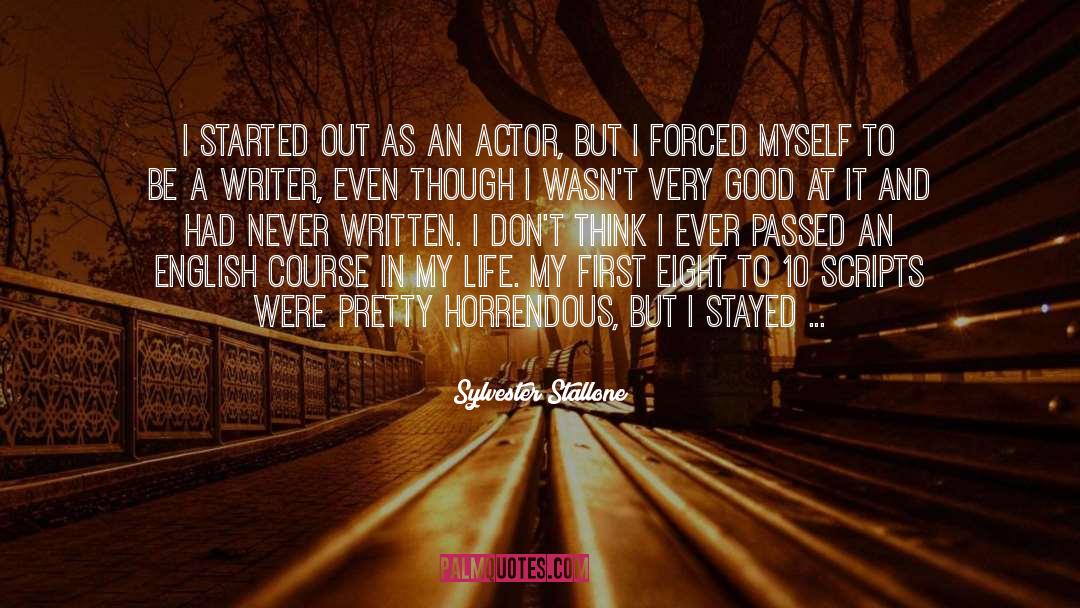 Eight People Eight Life Lessons quotes by Sylvester Stallone