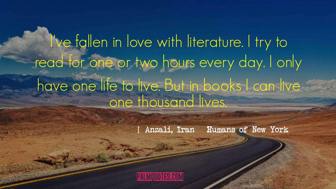 Eighth Day Books quotes by Anzali, Iran - Humans Of New York