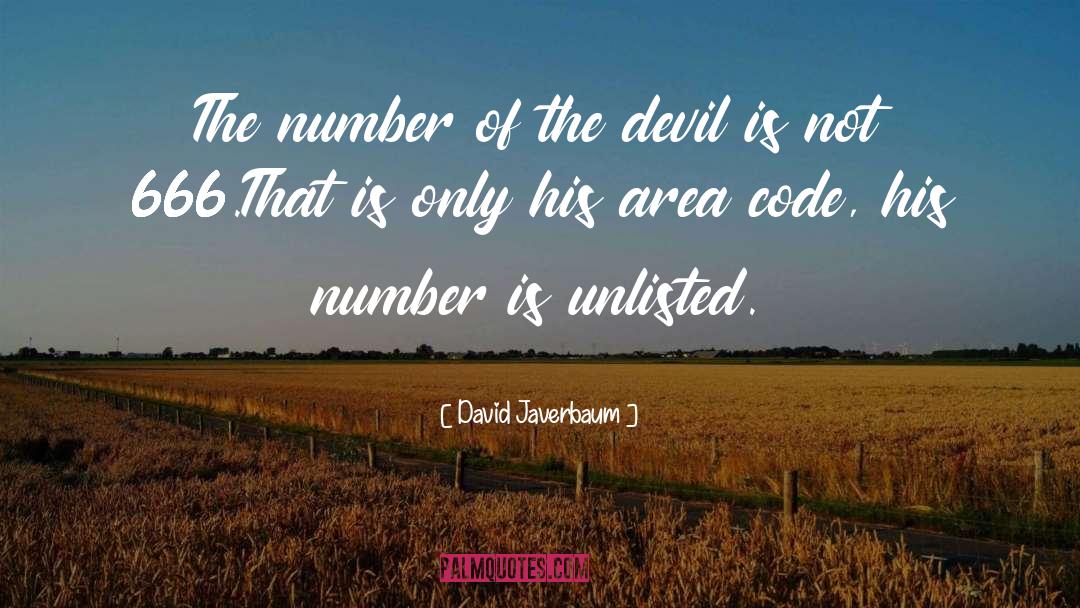 Ein Number quotes by David Javerbaum