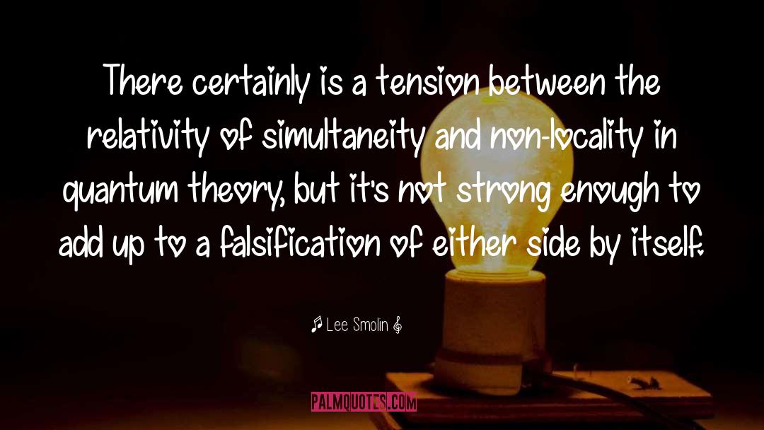 Einsteins Theory Of Relativity quotes by Lee Smolin