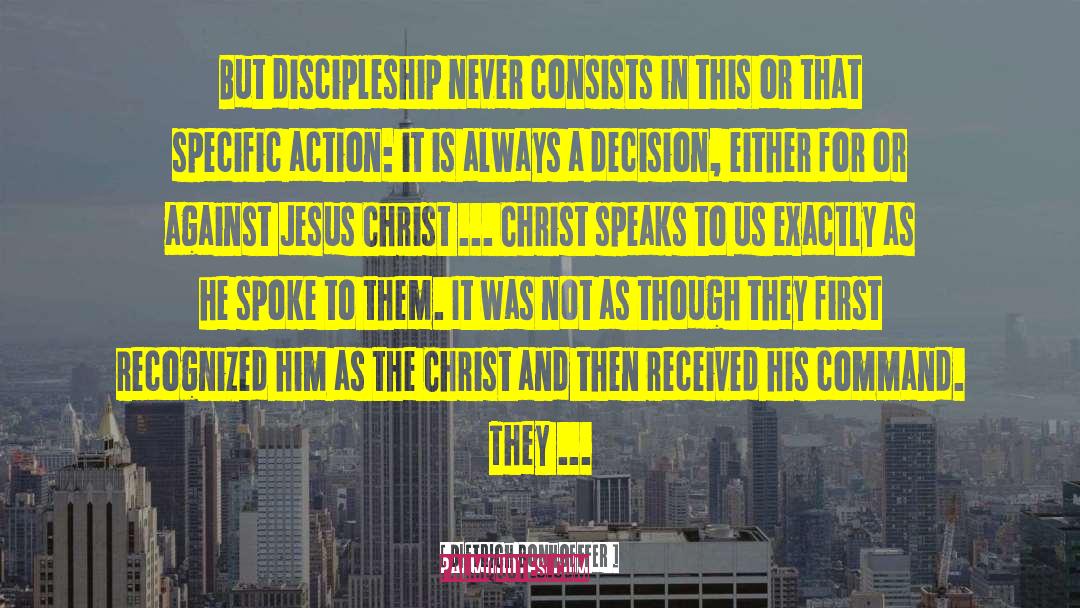 Either For Or Against quotes by Dietrich Bonhoeffer
