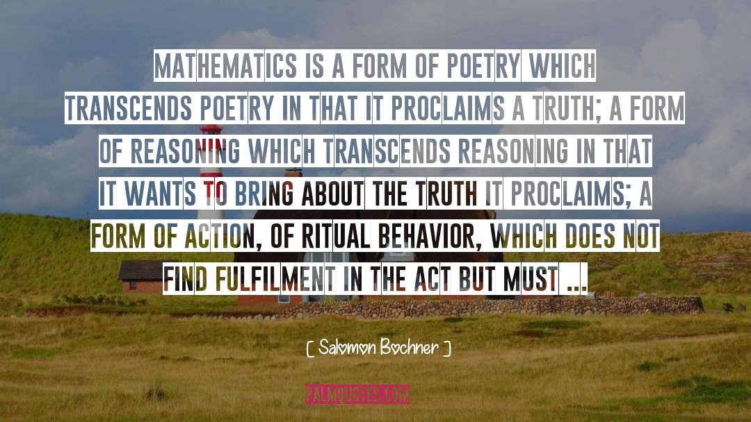 Elaborate quotes by Salomon Bochner