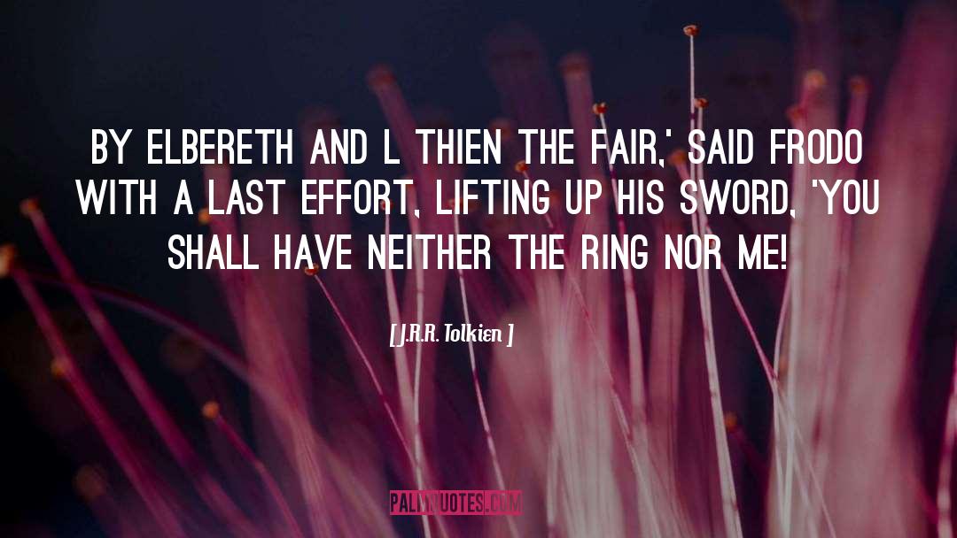 Elbereth quotes by J.R.R. Tolkien