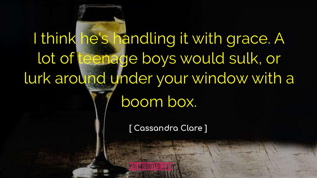 Elder Boom quotes by Cassandra Clare