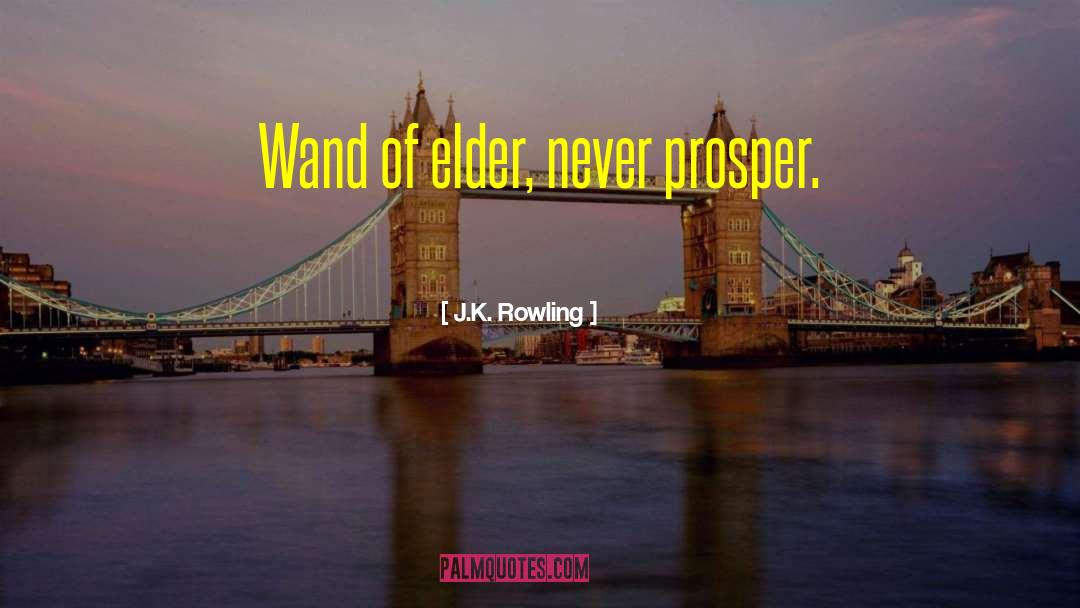 Elder Boom quotes by J.K. Rowling