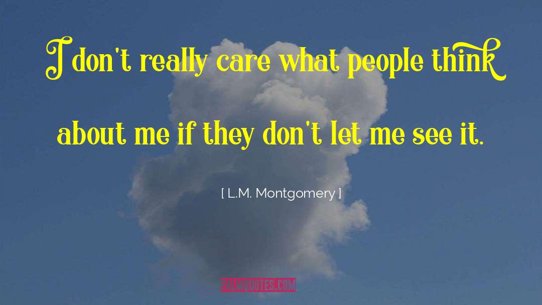 Elder Care quotes by L.M. Montgomery