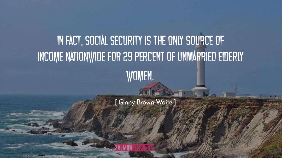 Elderly Women quotes by Ginny Brown-Waite