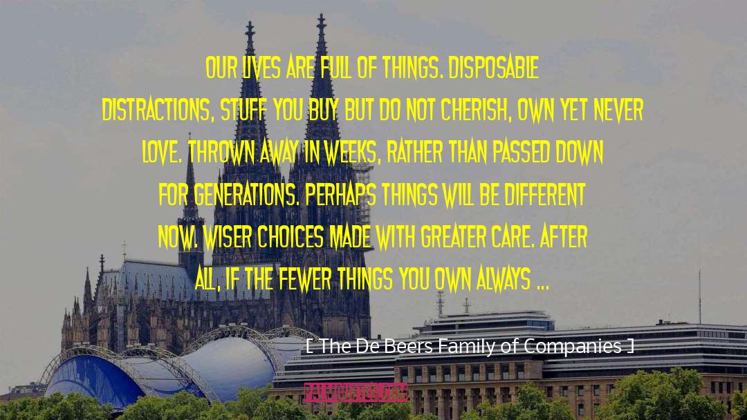 Eleanor De Lacy quotes by The De Beers Family Of Companies
