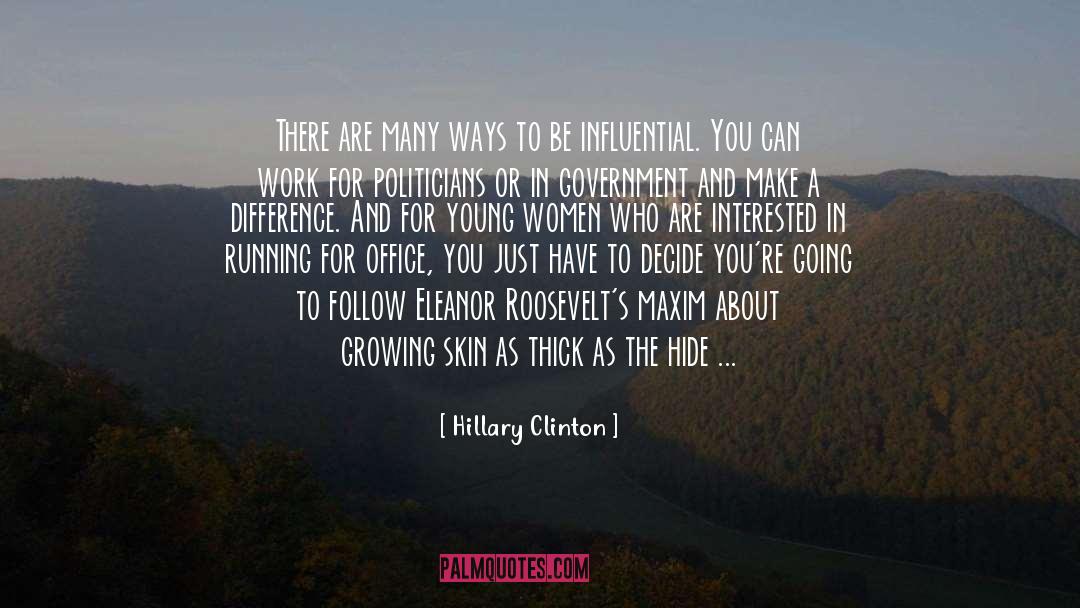 Eleanor quotes by Hillary Clinton