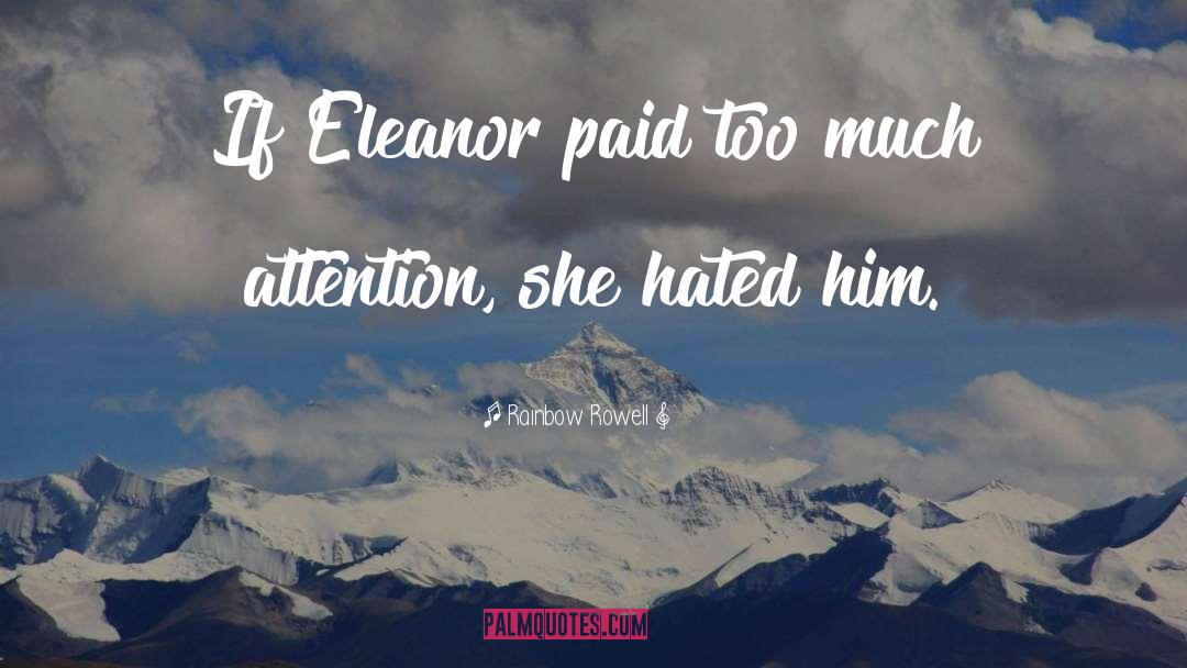 Eleanor quotes by Rainbow Rowell