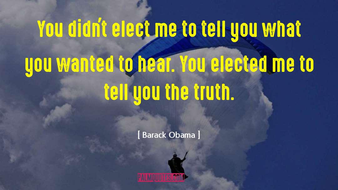 Elect Sake quotes by Barack Obama