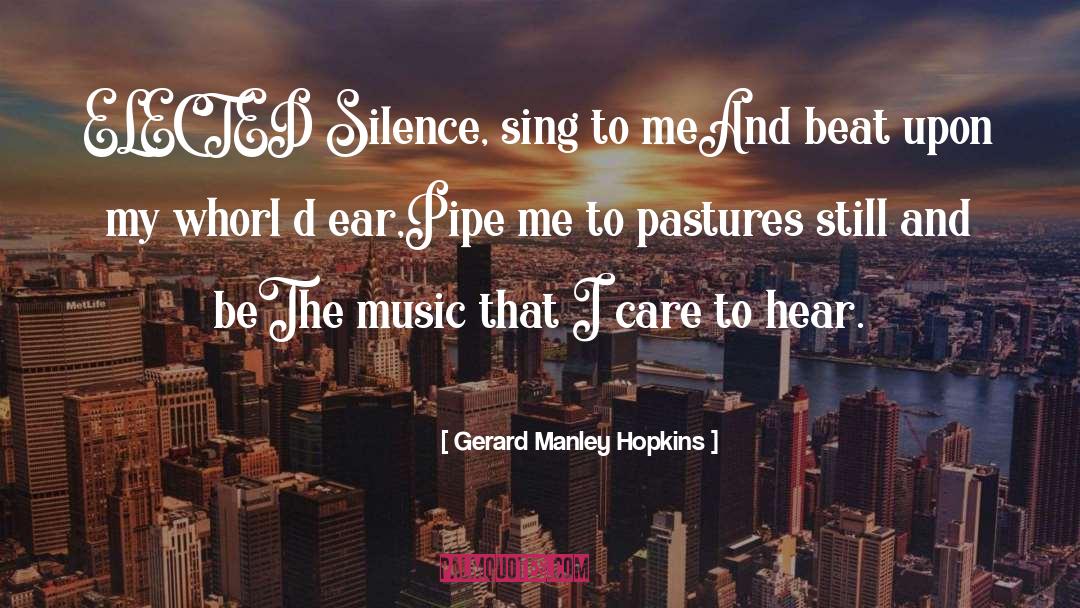 Elected quotes by Gerard Manley Hopkins