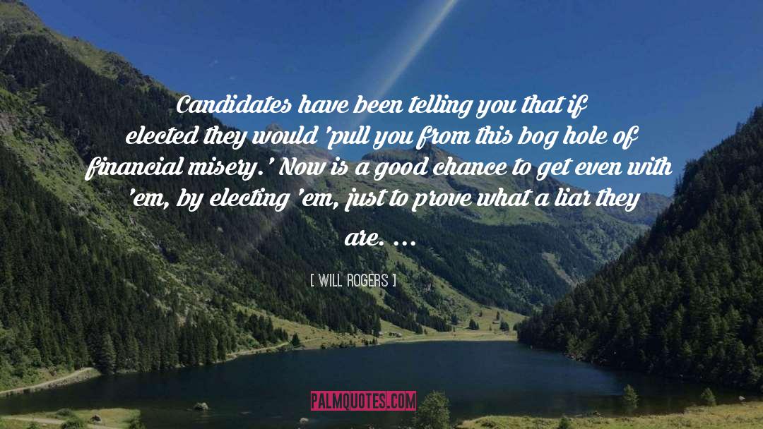 Electing quotes by Will Rogers
