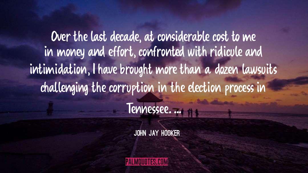 Election Process quotes by John Jay Hooker