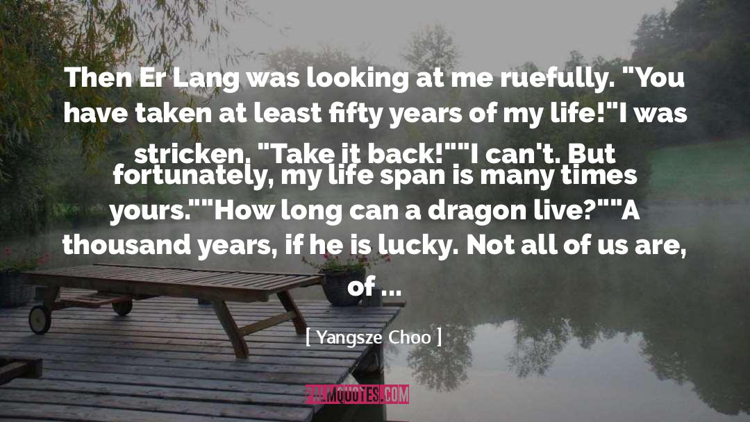 Election Years quotes by Yangsze Choo